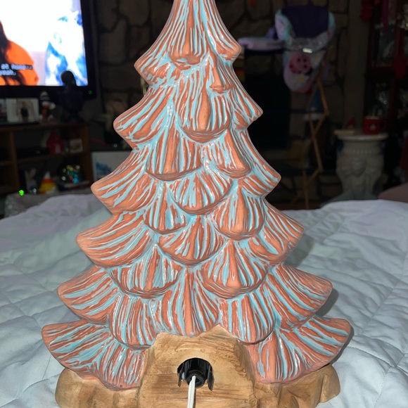 Southwestern Christmas Tree Village Light Up Desert Old Village Christmas Tree - Picture 8 of 9